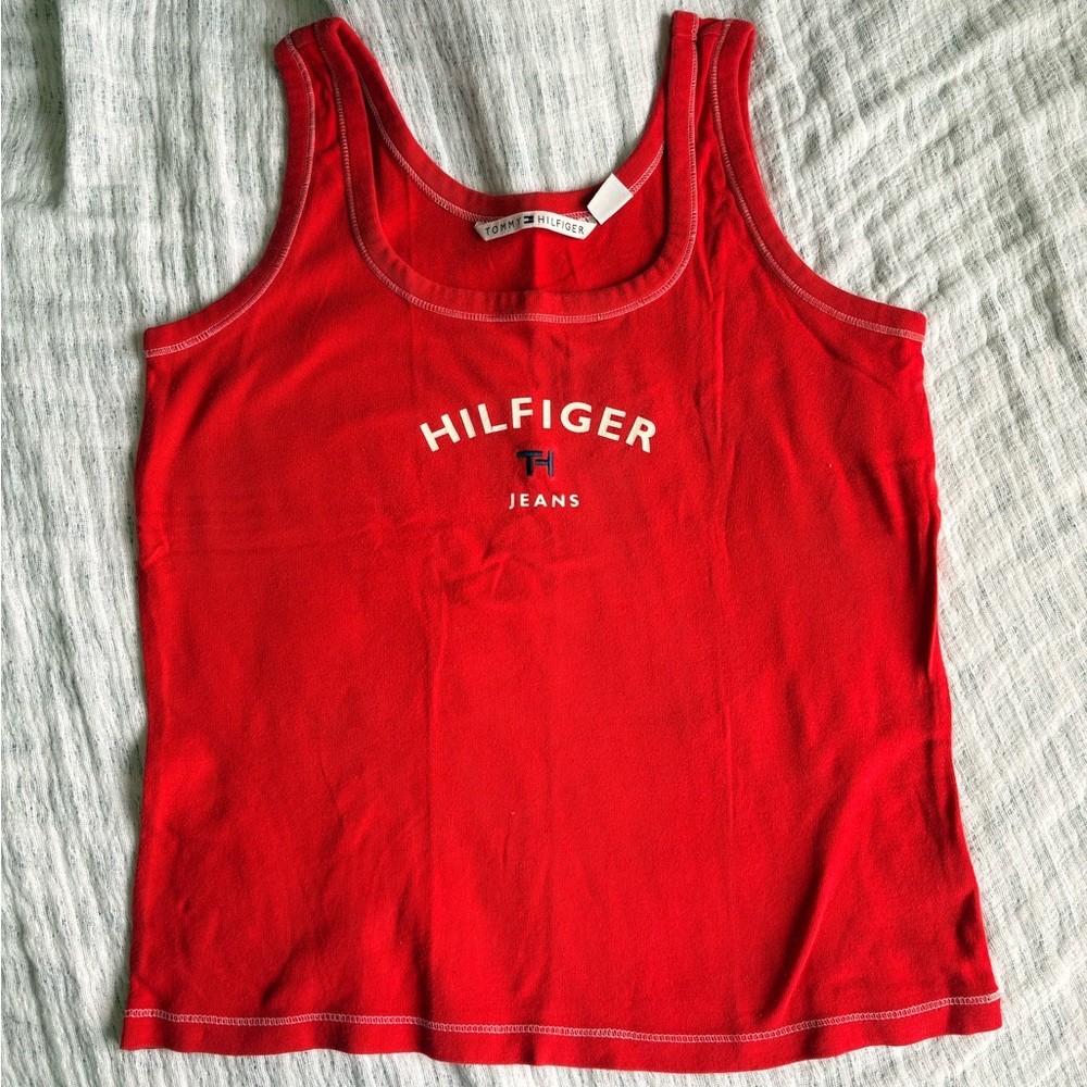 Vintage Tommy Hilfiger Red Tank Top